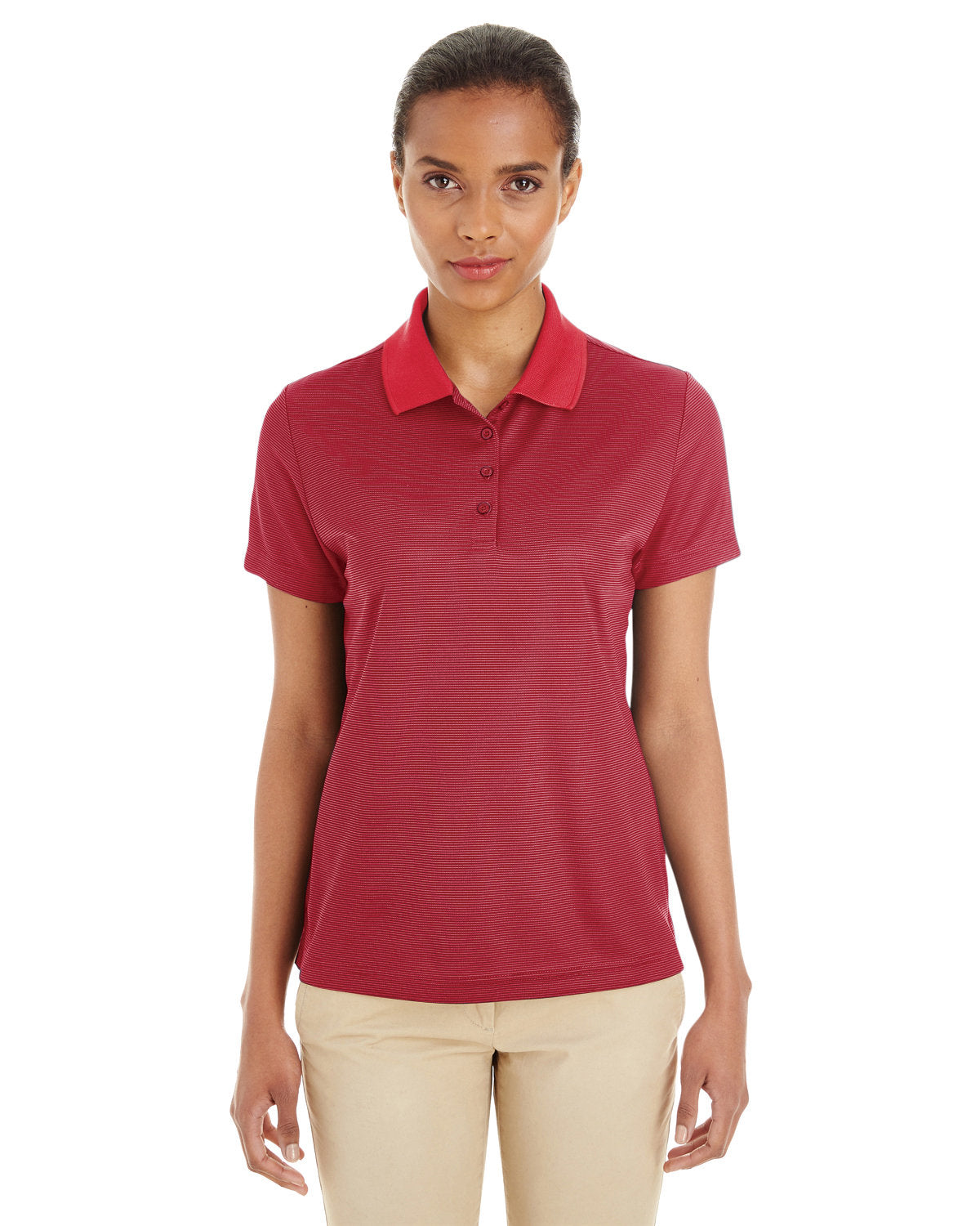 Ladies' Express Microstripe Performance Piqué Polo