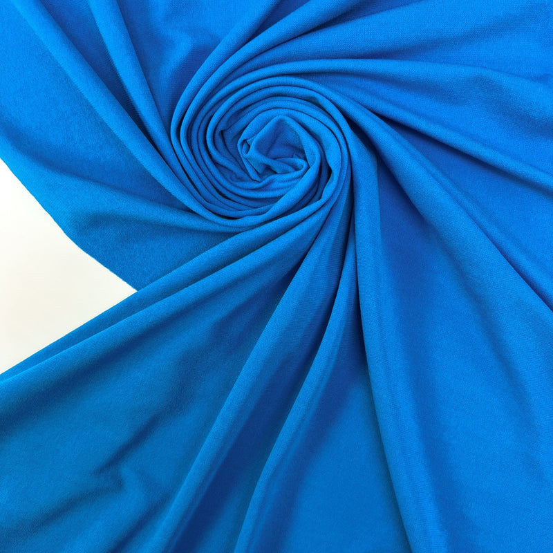 Cotton Knit Fabric Blue