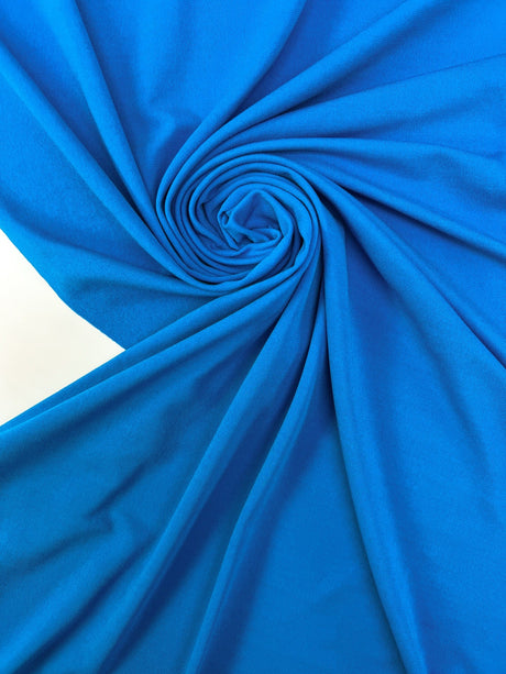 Cotton Knit Fabric Blue