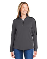 Ladies' Market Snag Protect Mesh Colorblock Quarter-Zip