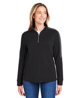 Ladies' Market Snag Protect Mesh Colorblock Quarter-Zip