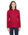 Ladies' Fusion ChromaSoft™ Pique Quarter-Zip