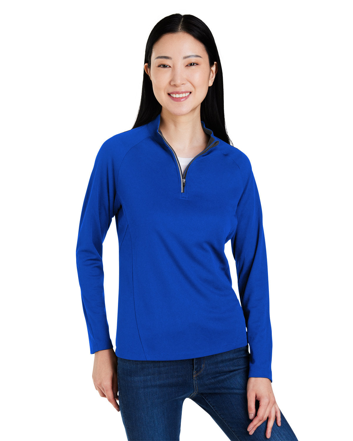 Ladies' Origin Performance Pique Quarter-Zip