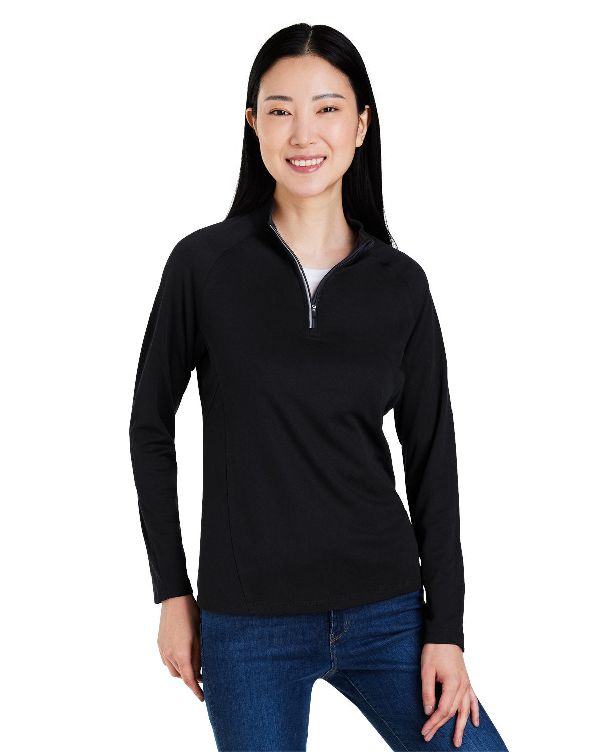 Ladies' Origin Performance Pique Quarter-Zip