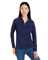 Ladies' Origin Performance Pique Quarter-Zip