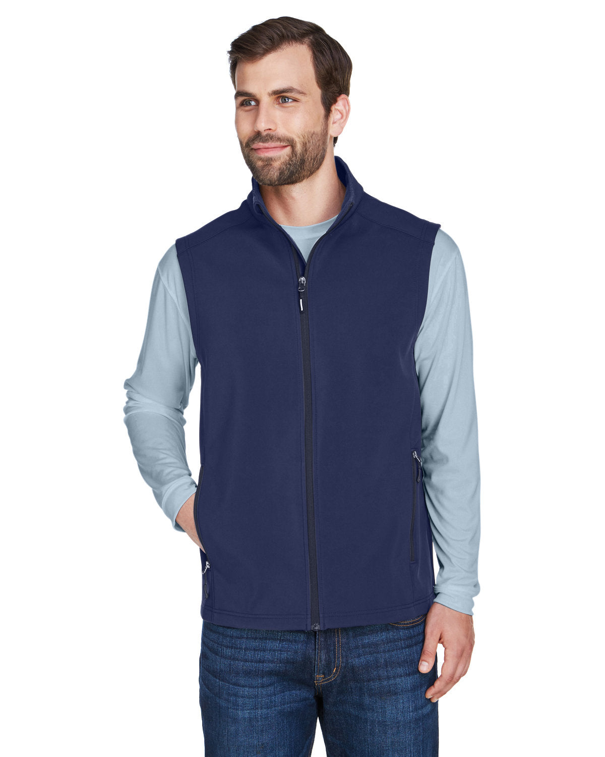 Men's Cruise Two-Layer Fleece Bonded Soft Shell Vest