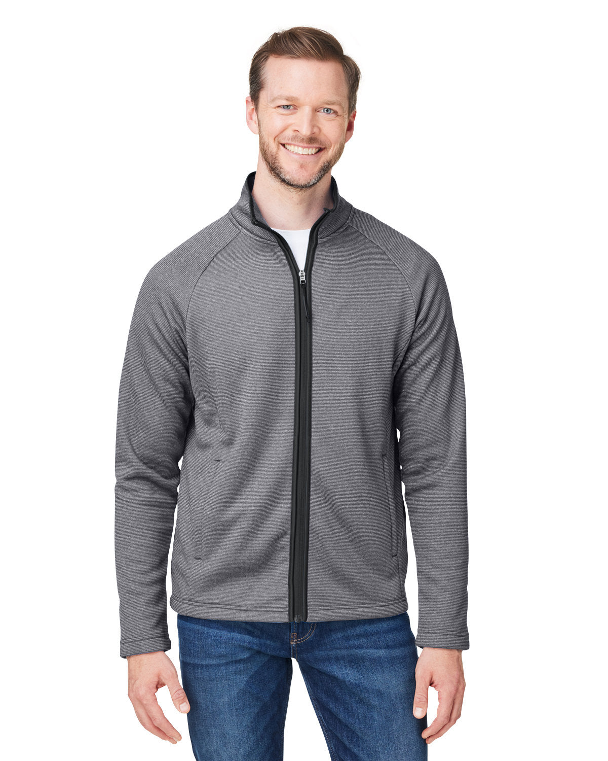 Men's Venture Heathered Stripe Full-Zip