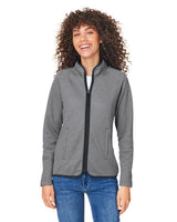 Ladies' Venture Heathered Stripe Full-Zip