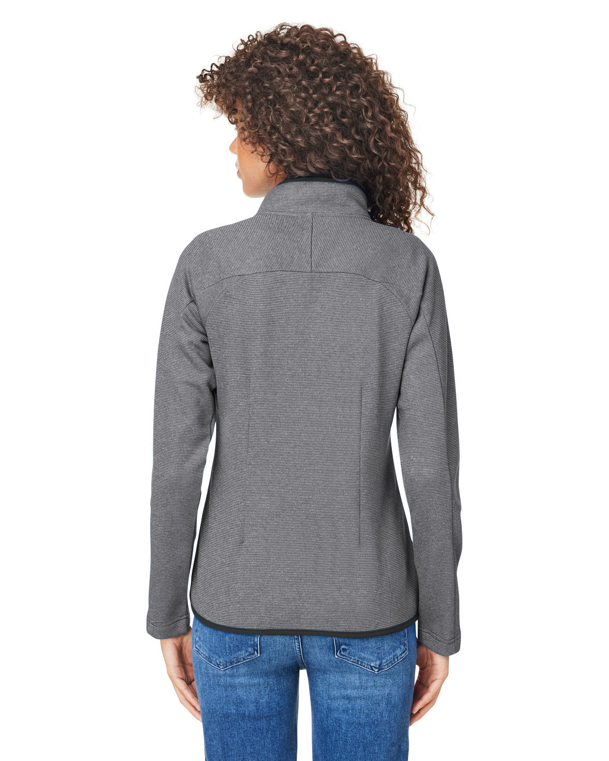 Ladies' Venture Heathered Stripe Full-Zip