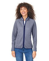 Ladies' Venture Heathered Stripe Full-Zip