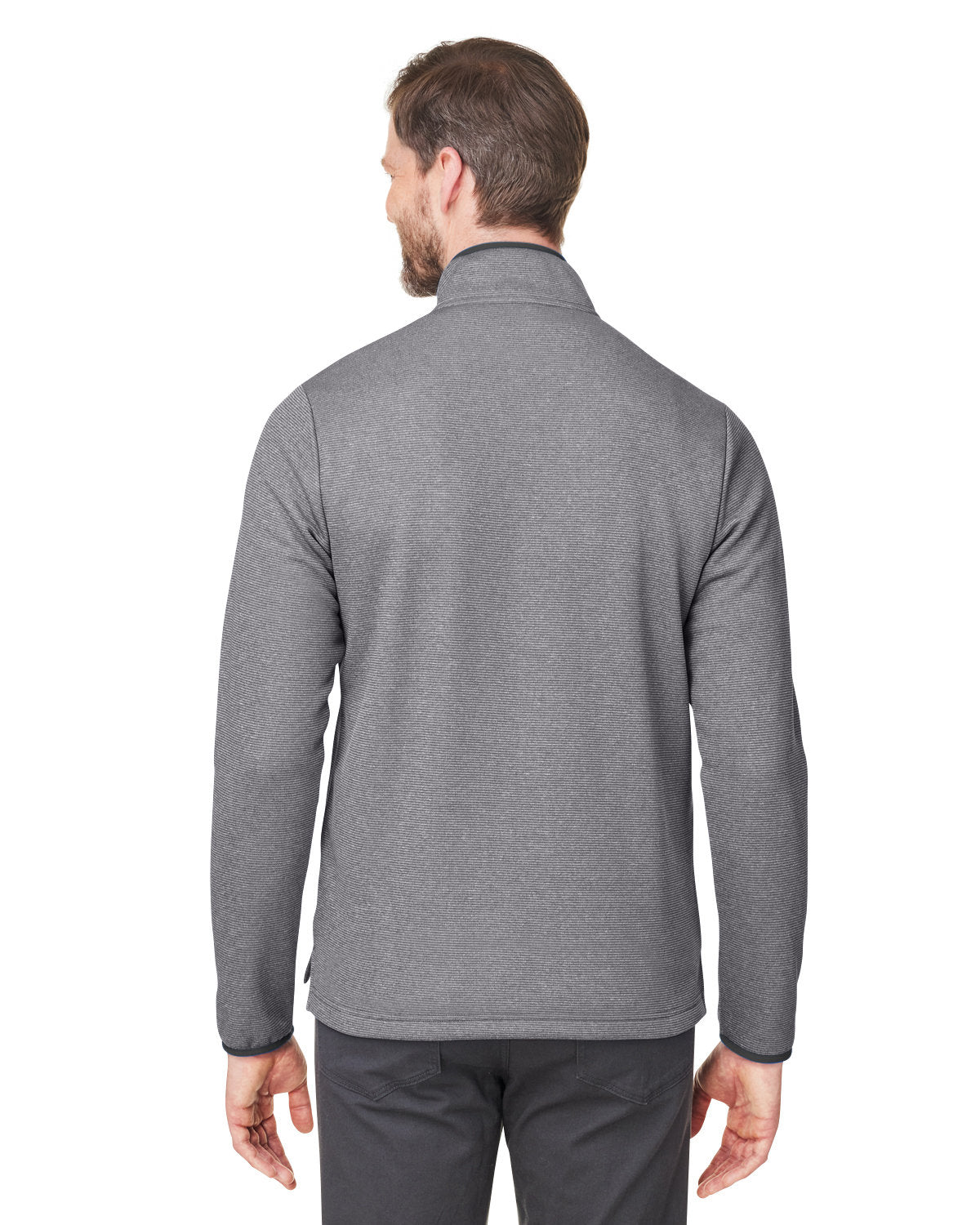 Men's Venture Heathered Stripe Quarter-Zip