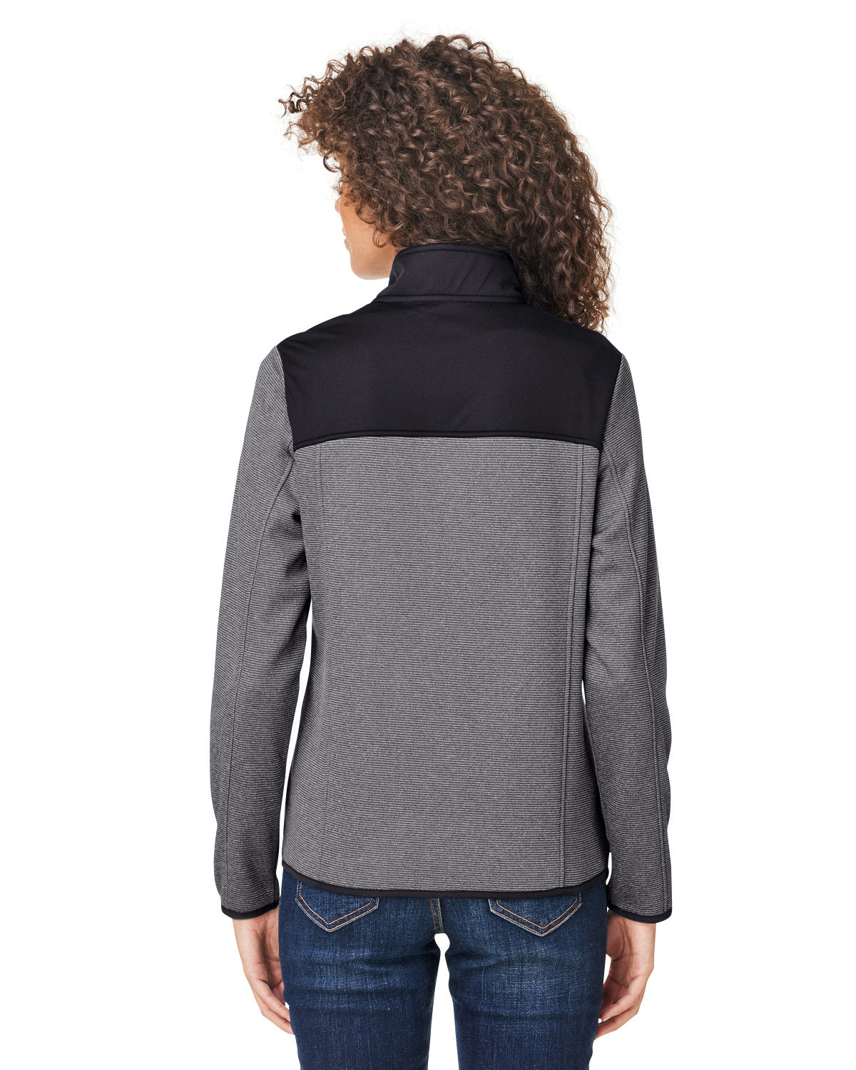 Ladies' Venture Heathered Stripe Hybrid Jacket