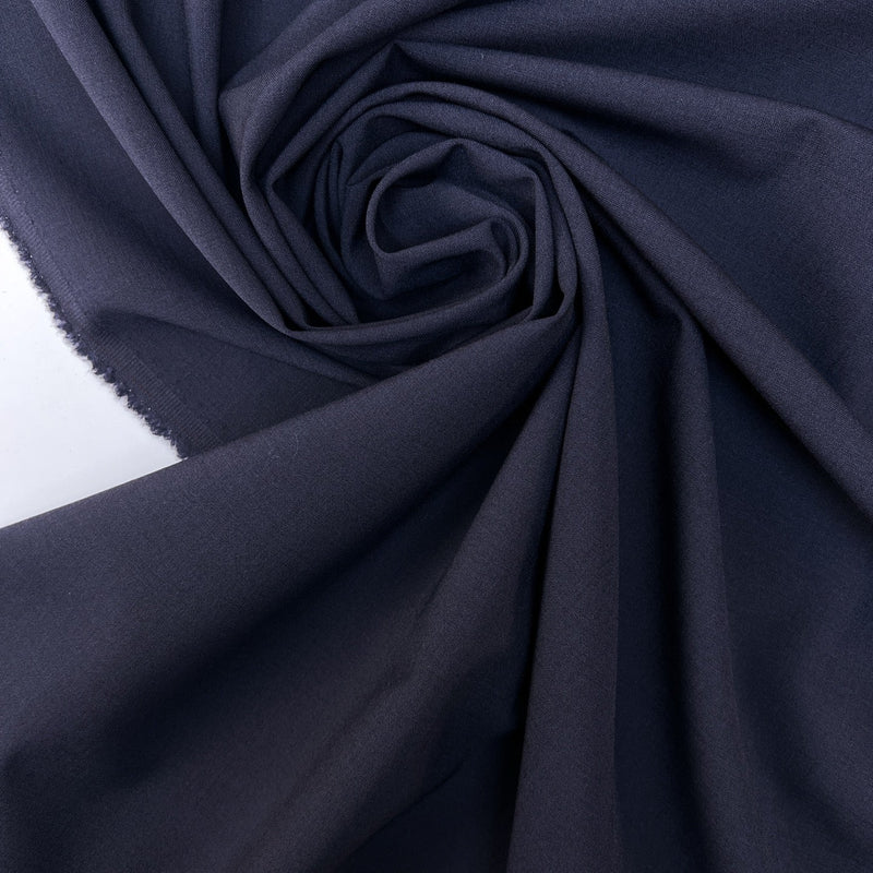 Wool Blend Woven Purple Blue Stretch