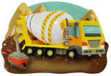 3.5" Cement Truck Customizable Ornament