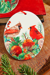 5" Cardinal Ceramic Ornament