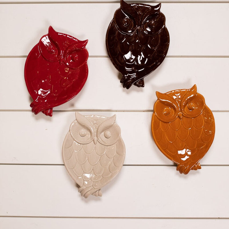Ceramic Owl Plate