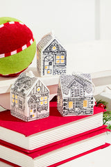 3" LED Ceramic House Ornament