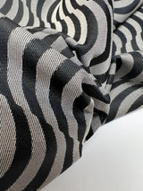 Polyamide Jacquard Abstract Gray-Black