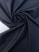 Wool Elastane Fabric Blue Black