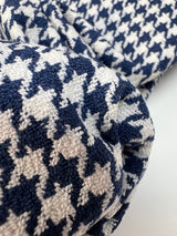 Cotton Houndstooth Tweed Fabric