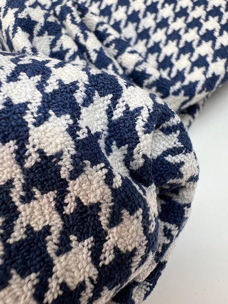 Cotton Houndstooth Tweed Fabric