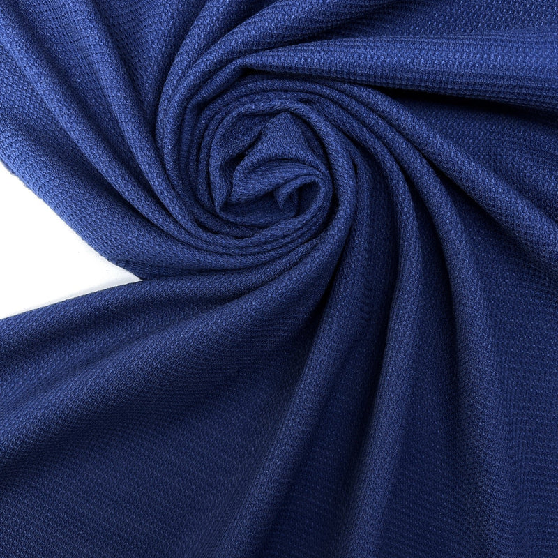 Blue Shades Blend Woven Fabric