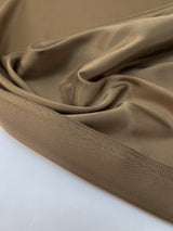 Stretch Viscose Fabric Brown Green