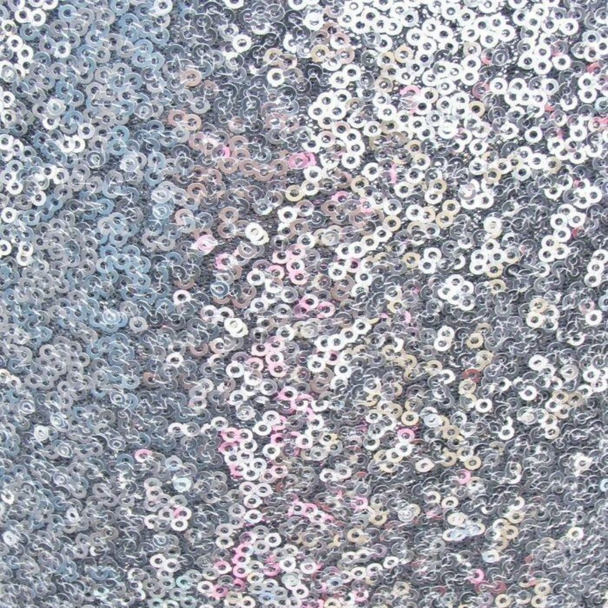 Mini Disc All Over Sequin Polyester Fabric - Gold, 54" Width (1 Yard)