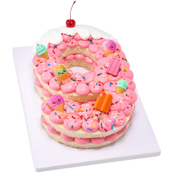 Cool Treat Assortment Ice Cream Popsicle themed Cupcake Cake Decorating pics 144 set