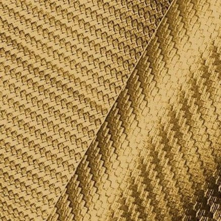 Gold Carbon Fiber Marine Vinyl Fabric,