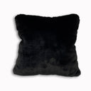 Soft Cozy Fuzzy Faux Fur Pillow - Faux Fur Fabric, Solid, 20" X 20", Black, Charcoal Gray, Offwhite, Silver, Mocha, Rose, Navy, Honey Gold, Teal Blue (1 Piece)
