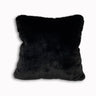 Soft Cozy Fuzzy Faux Fur Pillow - Faux Fur Fabric, Solid, 20" X 20", Black, Charcoal Gray, Offwhite, Silver, Mocha, Rose, Navy, Honey Gold, Teal Blue (1 Piece)