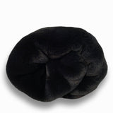 Soft Cozy Faux Fur Fabric - Black, 50" X 60" (1 Piece)