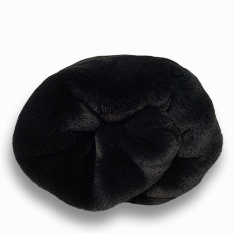 Soft Cozy Faux Fur Fabric - Black, 50" X 60" (1 Piece)