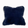 Soft Cozy Fuzzy Faux Fur Pillow - Faux Fur Fabric, Solid, 20" X 20", Black, Charcoal Gray, Offwhite, Silver, Mocha, Rose, Navy, Honey Gold, Teal Blue (1 Piece)