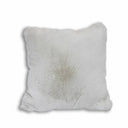Soft Cozy Fuzzy Faux Fur Pillow - Faux Fur Fabric, Solid, 20" X 20", Black, Charcoal Gray, Offwhite, Silver, Mocha, Rose, Navy, Honey Gold, Teal Blue (1 Piece)