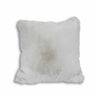 Soft Cozy Fuzzy Faux Fur Pillow - Faux Fur Fabric, Solid, 20" X 20", Black, Charcoal Gray, Offwhite, Silver, Mocha, Rose, Navy, Honey Gold, Teal Blue (1 Piece)