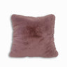 Soft Cozy Fuzzy Faux Fur Pillow - Faux Fur Fabric, Solid, 20" X 20", Black, Charcoal Gray, Offwhite, Silver, Mocha, Rose, Navy, Honey Gold, Teal Blue (1 Piece)