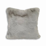 Soft Cozy Fuzzy Faux Fur Pillow - Faux Fur Fabric, Solid, 20" X 20", Black, Charcoal Gray, Offwhite, Silver, Mocha, Rose, Navy, Honey Gold, Teal Blue (1 Piece)