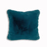 Soft Cozy Fuzzy Faux Fur Pillow - Faux Fur Fabric, Solid, 20" X 20", Black, Charcoal Gray, Offwhite, Silver, Mocha, Rose, Navy, Honey Gold, Teal Blue (1 Piece)