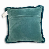 Soft Cozy Fuzzy Faux Fur Pillow - Faux Fur Fabric, Solid, 20" X 20", Black, Charcoal Gray, Offwhite, Silver, Mocha, Rose, Navy, Honey Gold, Teal Blue (1 Piece)