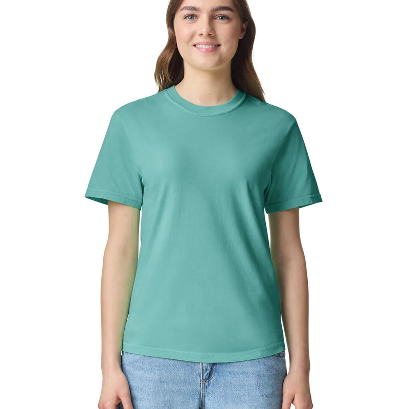 Comfort Colors 1717 90 Percent Ring Spun Cotton Polyester Fabric - Chalky Mint, Preshrunk Jersey Knit, 4.5 Oz/Yd² (1 Unit)