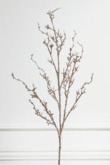 Champagne Jeweled Bead Branch Spray 42 Inch Christmas Decor