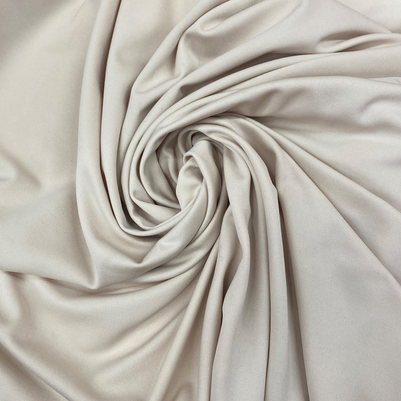 Champagne Scuba Polyester Fabric - Champagne, 59"-60" Width