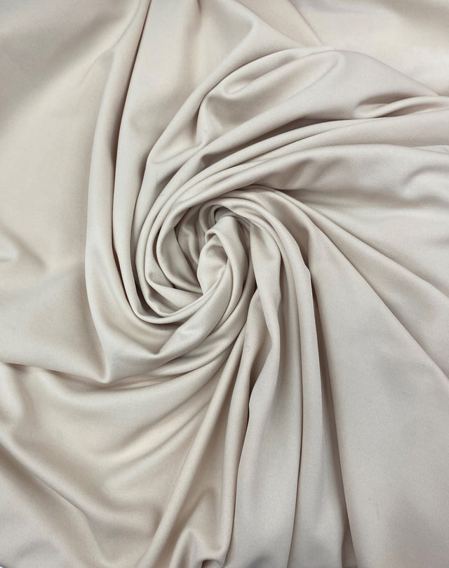 Champagne Scuba Polyester Fabric - Champagne, 59"-60" Width
