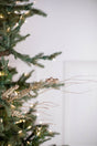 30” Glitter Berry Spike/Twig Spray Champagne