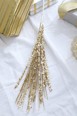 28” Sequin Glitter Grass Spray