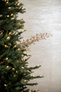 29” Champagne Glitter Sequin Boxwood Berry Spray
