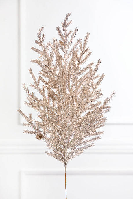 32" Champagne Metallic Pine Spray
