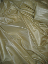 Low Stretch Champagne Polyester Fabric - Champagne, 108"-120" Width (1 Yard)